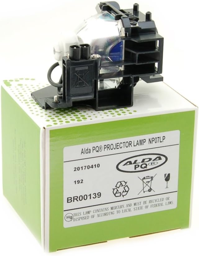 Alda PQ Premium, Beamer Lampe kompatibel mit NEC NP300, NP400, NP410W, NP500, NP500WS, NP510W, NP07L