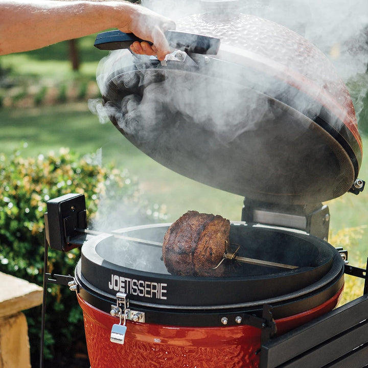 KamadoJoe JoeTisserie Rotisserie Grillzubehör für Classic Joe, Schwartz Single, Single