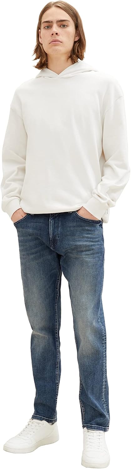 TOM TAILOR Denim Herren Slim Tapered Jeans 29W / 32L 10127 - Tinted Blue Denim, 29W / 32L 10127 - Ti