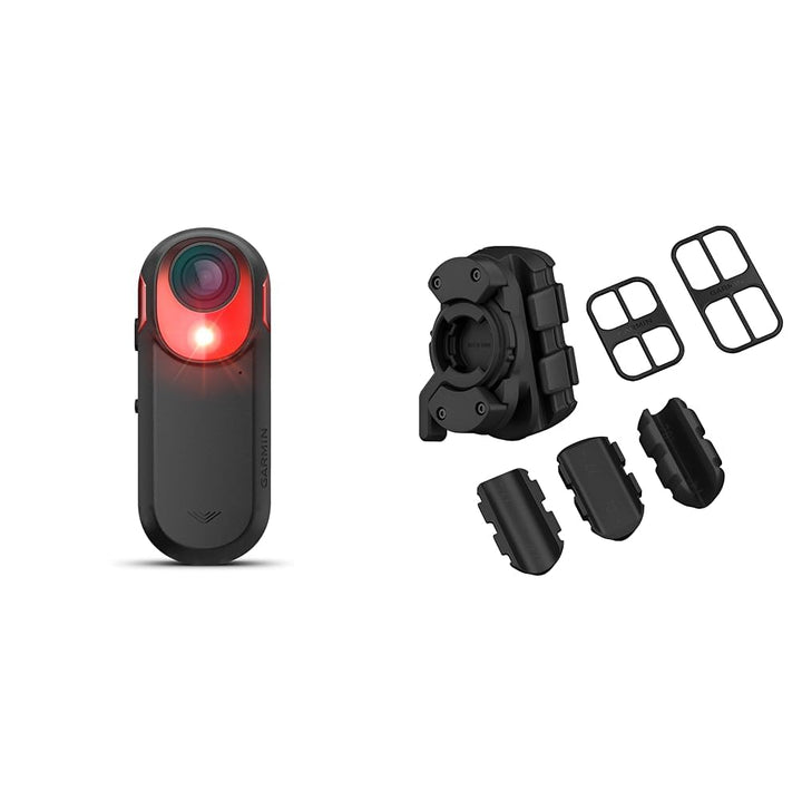 Garmin Varia RCT716 - Radar mit integrierter Dashcam & RCT715 Sattelstützenhalterung, 010-13148-00 R