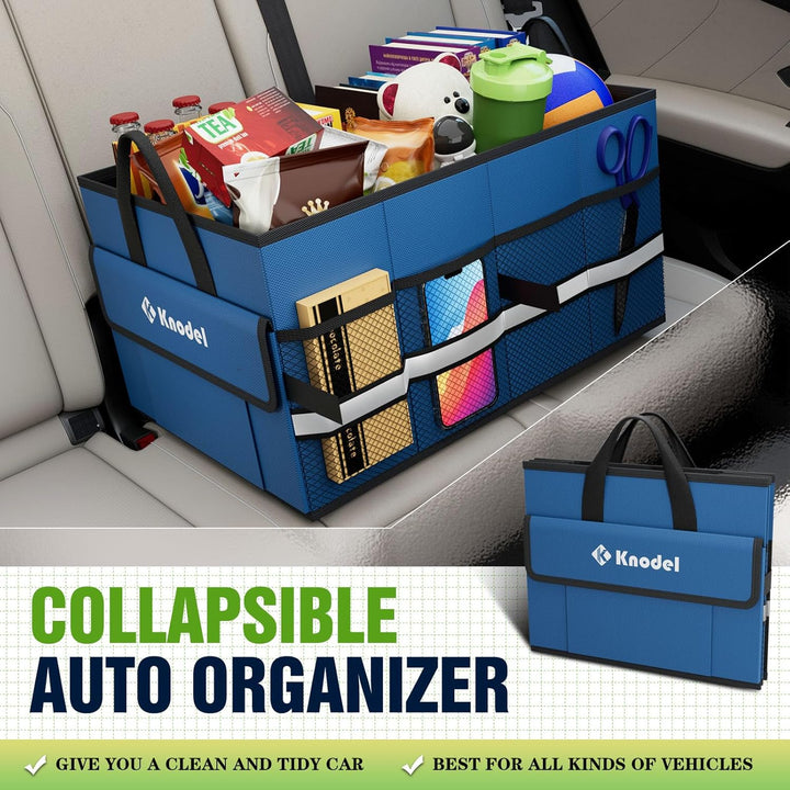 K KNODEL Kofferraum organisator, Autospeicherbox und tasche, grosser Kofferraumordner, Autoorganisat
