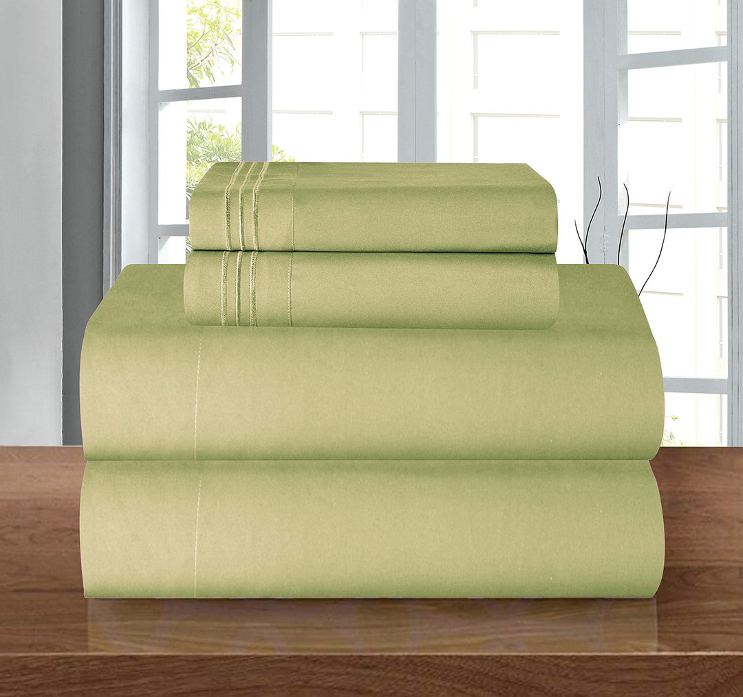 Elegant Comfort Bettwäsche-Set, luxuriös, weich, Fadenzahl 1500, ägyptische Qualität, Knitter- und l