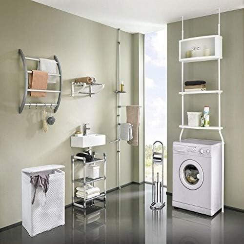 Kleine Wolke 5067100860 Wäschebox Wäscheboy, 48 x 27 x 55 cm, weiss, Weiss