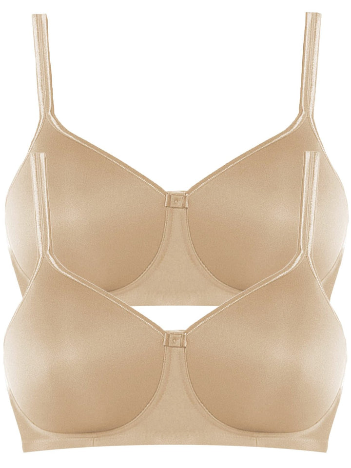 Anita 2er Sparpack Prothesen-BH mit Schale Tonya 5706X Gr. 70-95 AA-E 70AA Haut/Haut, 70AA Haut/Haut