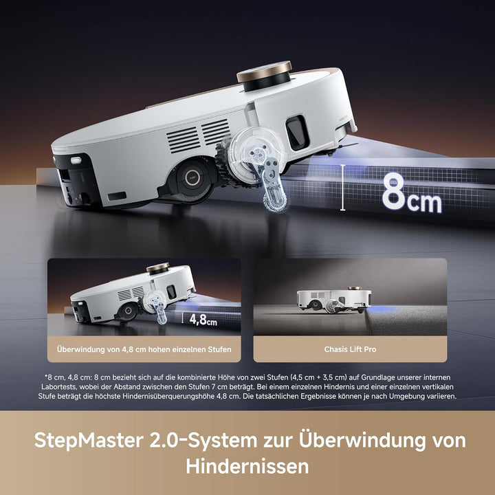 Mova Z60 Ultra Roller Complete Saugroboter mit Wischfunktion, HydroForce-Wischen, AutoShield-Technol
