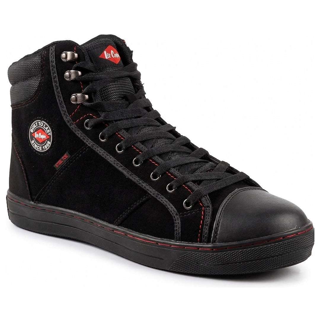 Lee Cooper Herren Lcshoe022 Construction Boot, Schwarzer Stiefel, 42 EU Schwarzer Stiefel 42 EU, Sch