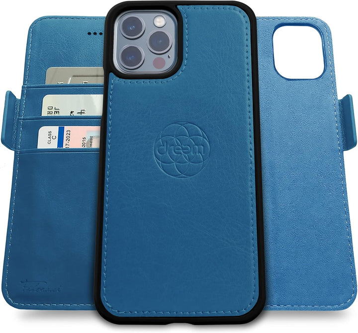 Dreem Fibonacci 2in1 Handyhülle Flipcase für iPhone 12 & 12 Pro | Magnetisches iPhone Case | TPU Etu