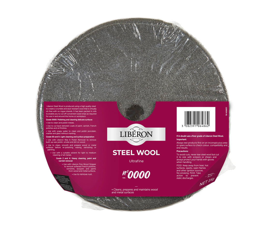Liberon SW00001KG Stahlwolle, 1 kg 1Kg (35 oz), Grade 0000, 1Kg (35 oz), Grade 0000