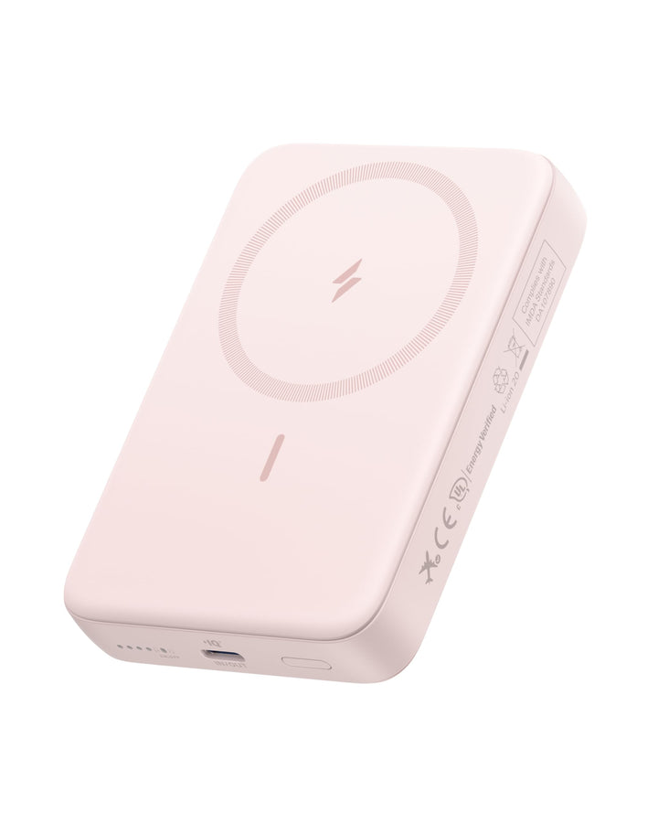 Anker Zolo magnetische Powerbank, kompaktes 10.000mAh Ladegerät mit 30W Max. Schnellladen, kabellos