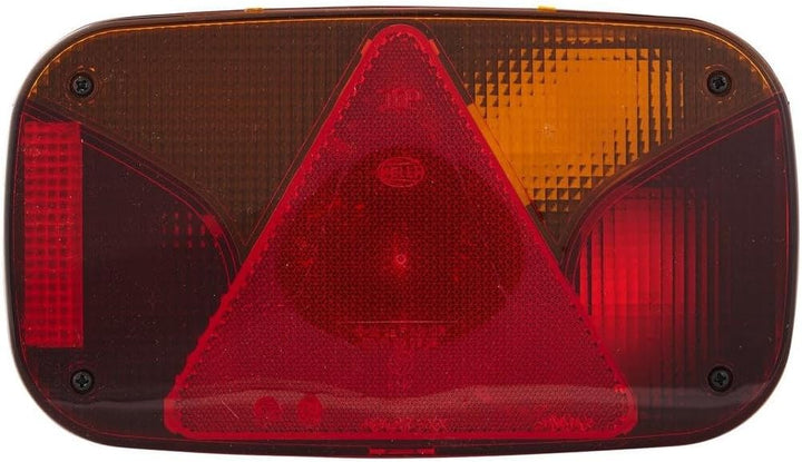 HELLA Rückleuchte - Glühlampe - 12V - Anbau/geschraubt - ECE - Lichtscheibenfarbe: weiss/rot - Steck