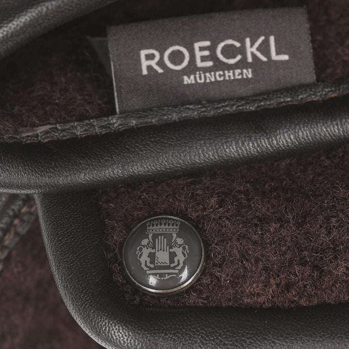 Roeckl Damen Original Walkhandschuh Handschuhe 17,5 cm (6,5) Braun (25), 17,5 cm (6,5) Braun (25)