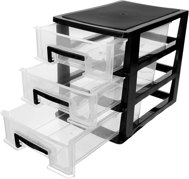 3 Layers Schubladenregal Lagerschrank Schrank Lagerschrank Schubladenschrank Schubladen Desktop Stor