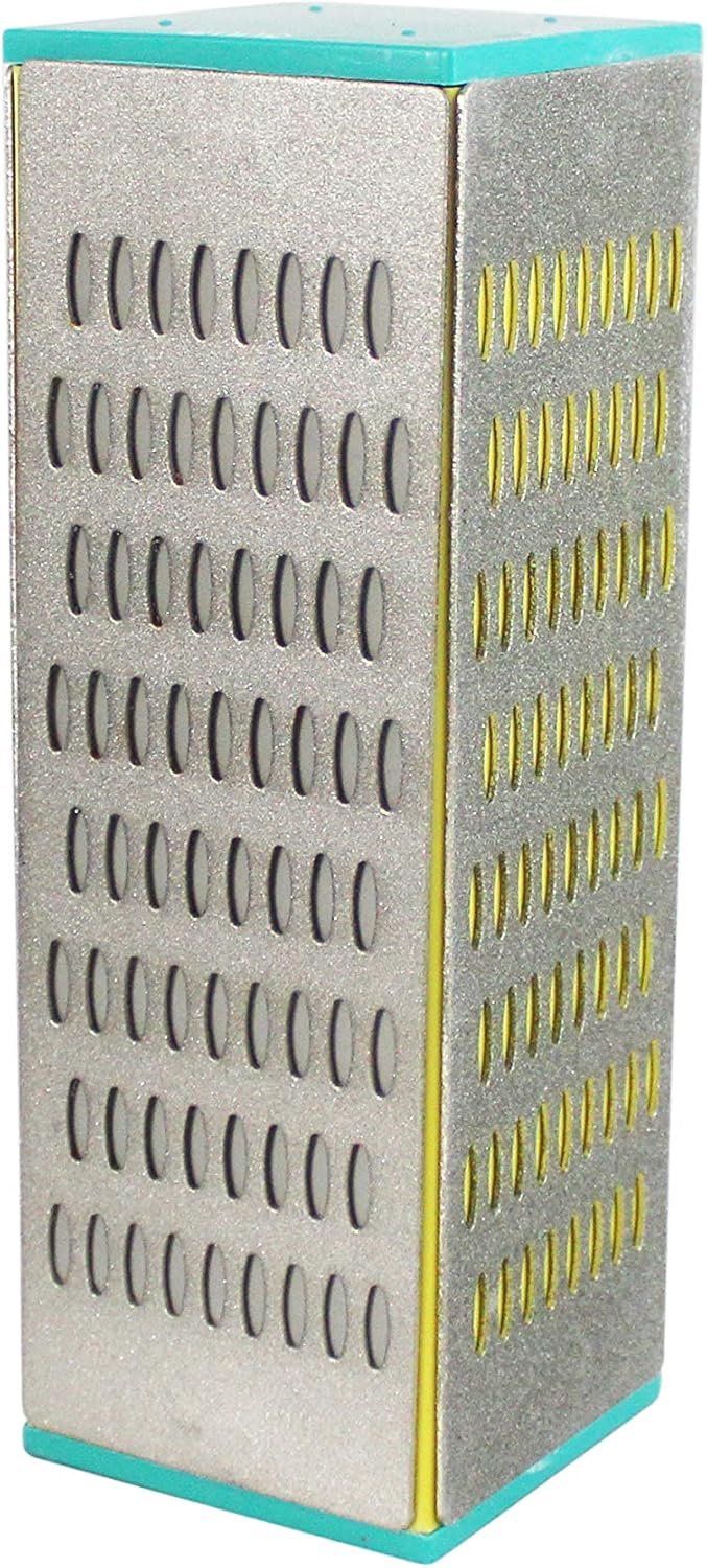 HFS (R) 4-Wege-Diamant-Messerschärfer, Schleifstein, Industriequalität, Körnung 200 bis 600, rutschf