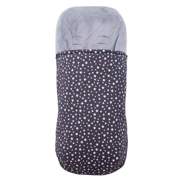 JYOKO KIDS Fusssack für Kinderwagen kompatibel mit Baby Jogger City Mini (FLEECE, WINTER SKY)