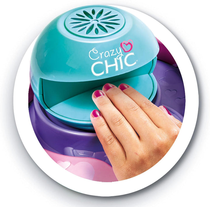 Clementoni Crazy Chic Cool Nail Art - DIY Nageldesign-Set für Kinder ab 6 Jahren - Kreativ-Spielzeug