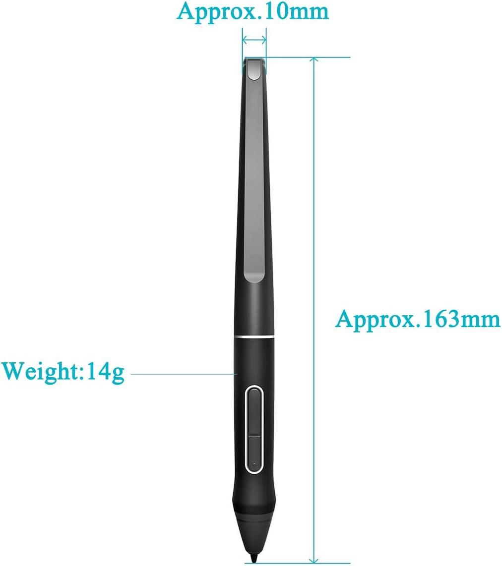 Eingabestift, PW507 Tragbarer Touchscreen Eingabestift 8192 Level Hochempfindlicher Digitaler Tablet