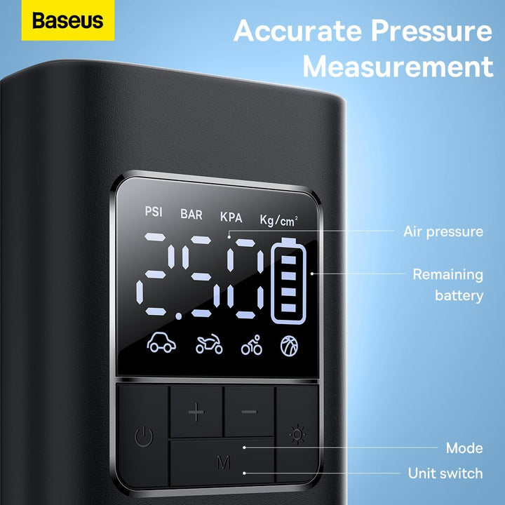 Baseus Supermini Pro Wireless Car Inflator (Black)