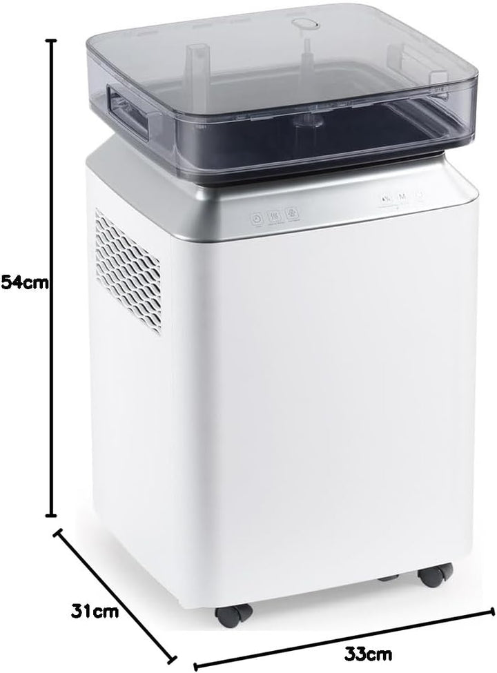Kalopsia Luftentfeuchter Elektrisch: 80L/Tag für Keller &amp; Wohnung - 8L Tank, 170m², 46dB Leise mit A