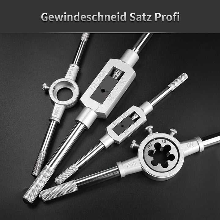Cocoarm Gewindeschneider Set Gewindebohrer Set Gewindeschneider Set Profi 110 Stück/Set M2 M18 Gewin