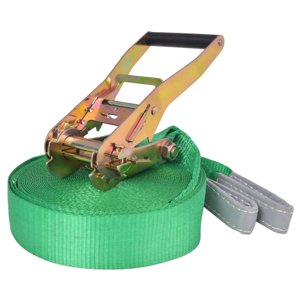vidaXL Slackline 150kg 15m Slacklines Funline Slack Line mehrere Auswahl Grün, Grün