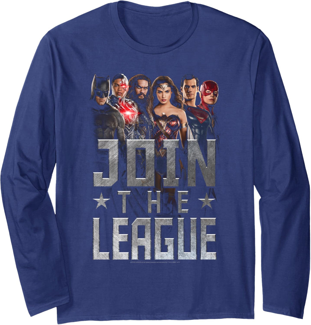 Justice League Movie Join The League Langarmshirt