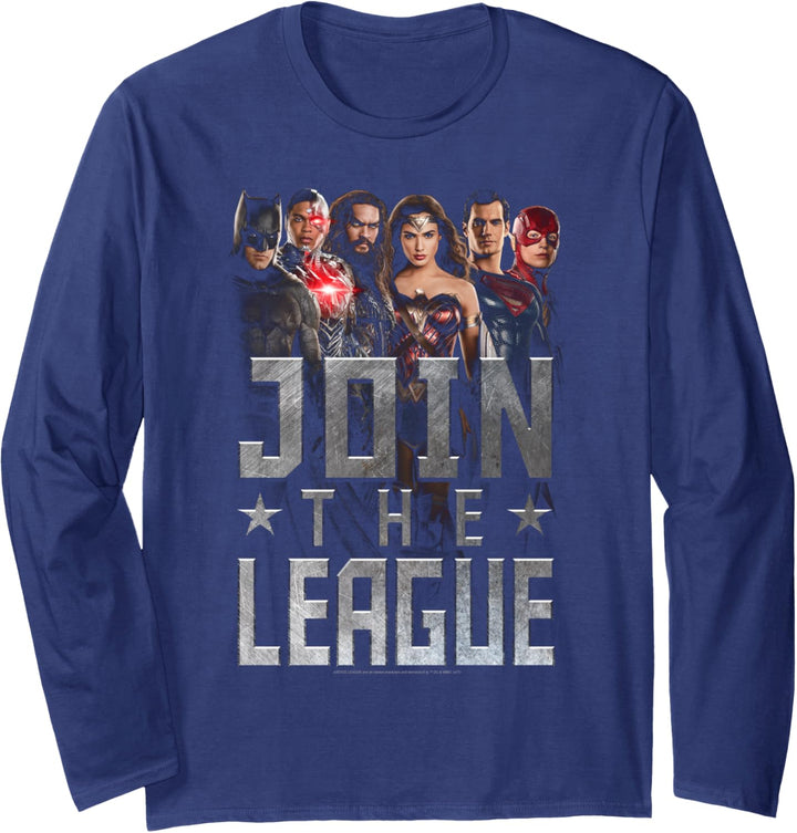 Justice League Movie Join The League Langarmshirt