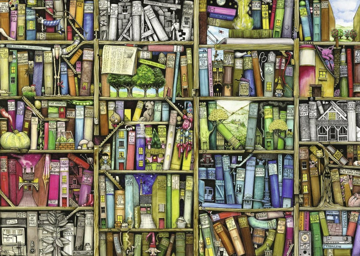 Ravensburger 14668 - Magisches Bücherregal - Puzzle, 500-teilig