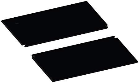 iQuatics Universal Ersatzklappen Set mit Skimmer/Feeder Loch, Rio 180 kompatibel Schwarze ABS-Pinndi