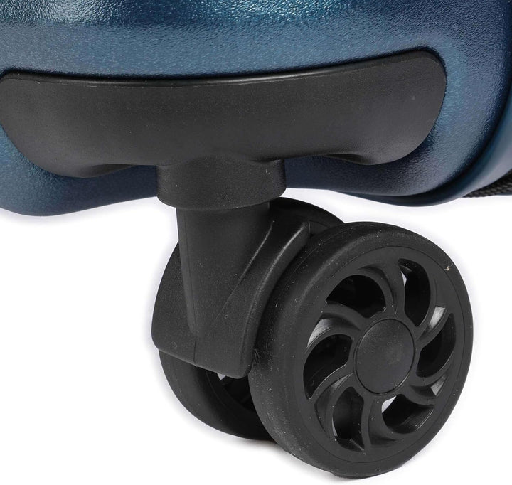 RONCATO Wave - 4-Rollen-Kabinentrolley 45 cm (Easyjet Handgepäck) denim Petrol Cabina 45, Petrol Cab