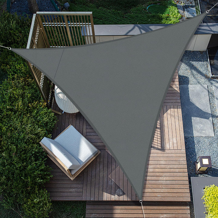 SUNNY GUARD Sonnensegel Dreieck 5x5x5m Wasserdicht Sonnenschutz Wetterschutz Segel Baldachin UV Schu