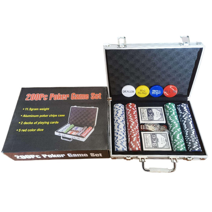Pokerchips-Set Mit Etui | Blackjack-Poker-Chips-Set | Pokerset Für Kartenclubs, Hochwertiges Pokerch