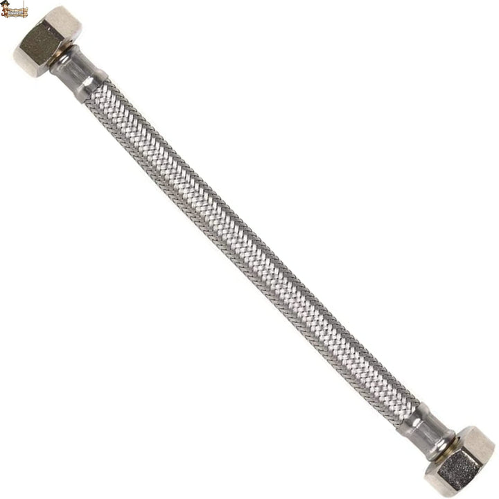 BricoLoco Flexibler Wasserschlauch für WC-Spülbecken, Waschbecken, Küche, Badezimmer, Edelstahl, Ans