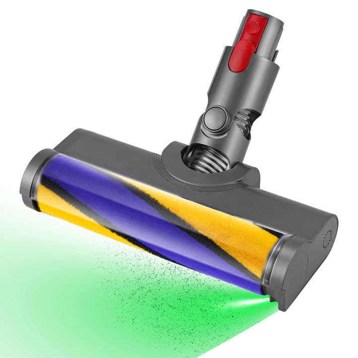 Bodendüse Bürste für Dyson V11 V15 V10 V8 V7 Staubsauger, Ersatzbürste Zubehör mit LED-Licht, Elektr