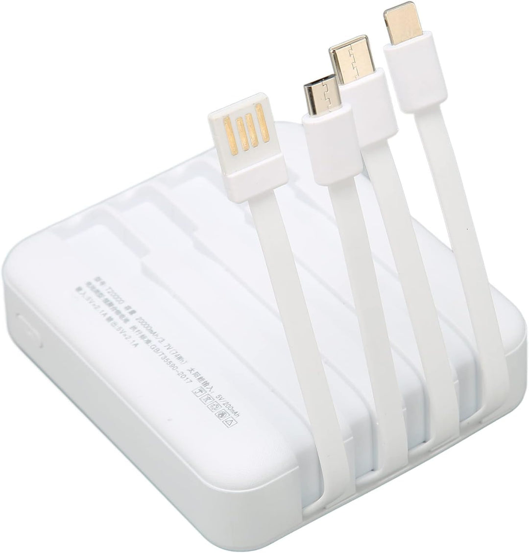 Solar Power Bank, Tragbares Ladegerät 20000mAh, 4 USB Ports Wasserdichtes Solarladegerät mit Ladekab