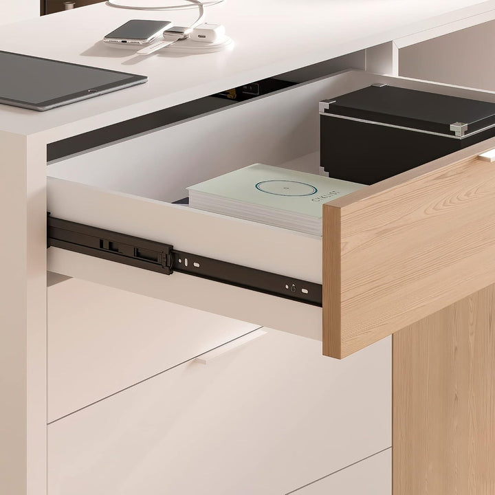 Emuca - Schubladenschienen kugellager 45mm x 250mm, Set aus 5 Paar aus schubladenauszug Vollauszug,