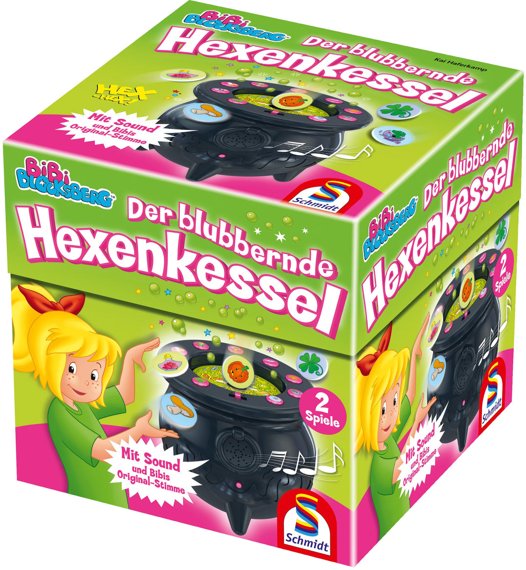 Schmidt Spiele 40581 Bibi & Tina Bibi Blocksberg-Der blubbernde Hexenkessel Single, Single