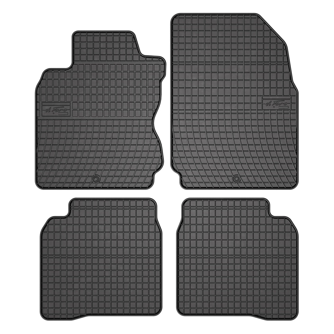 FROGUM EL Toro Gummimatten Ganzjähriges-Set von Autofussmatte Auto Fussmatten für Nissan Note I 2006