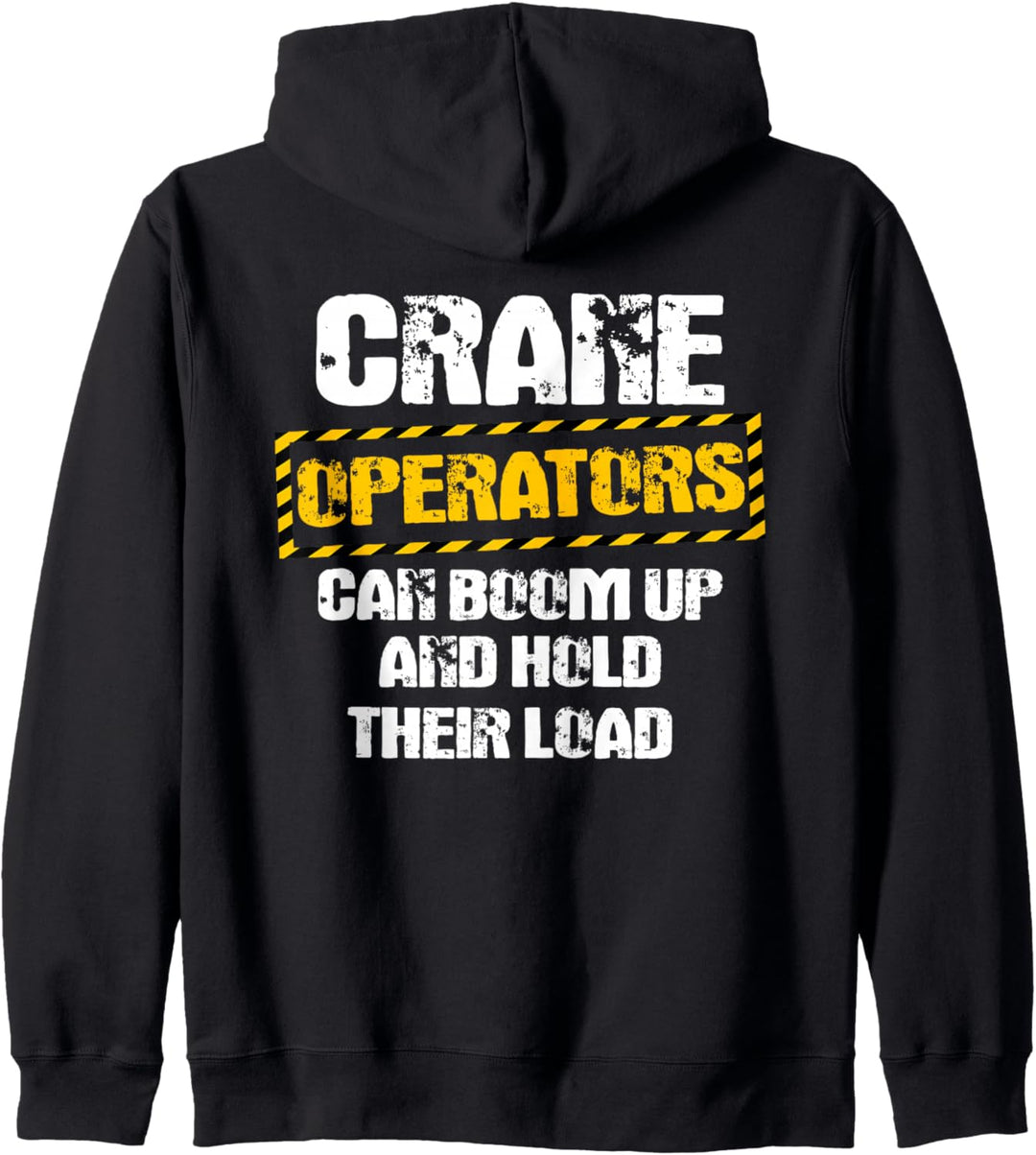 Kranführer Geschenke Design auf der Rückseite der Kleidung Kapuzenjacke