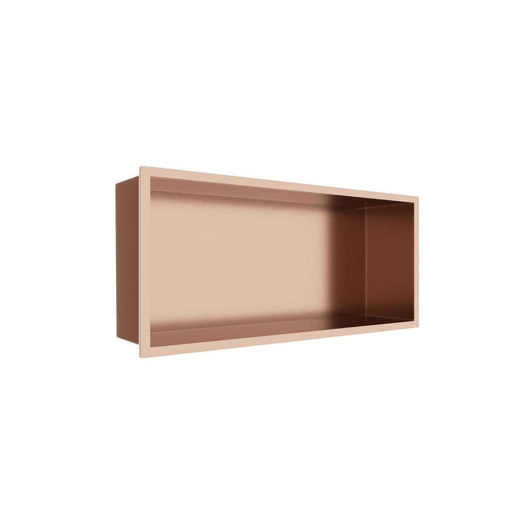 Balneo WALL-BOX ONE Copper Edelstahl wandnische dusche Duschnische, wasserdicht, flexibler Nischenei