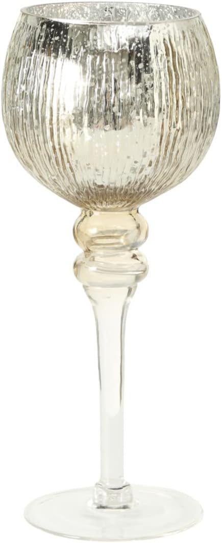 Boltze Windlicht Set Manou 3-teilig (gold, Deko-Gläser für Kerzen / Weihnachtsdekoration, Kerzenstän