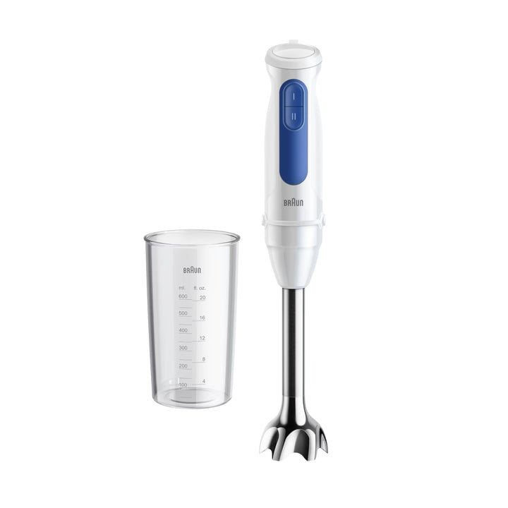 Braun Stabmixer MultiQuick 3 MQ30001M, PowerBell VPlus Technologie, 2 Geschwindigkeiten, EasyClick P