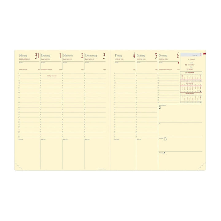 Pre Prestige VZ Marlow bordeaux 2026: PR Prestige Kalender im Schreibtischformat, Gebundenes Buch
