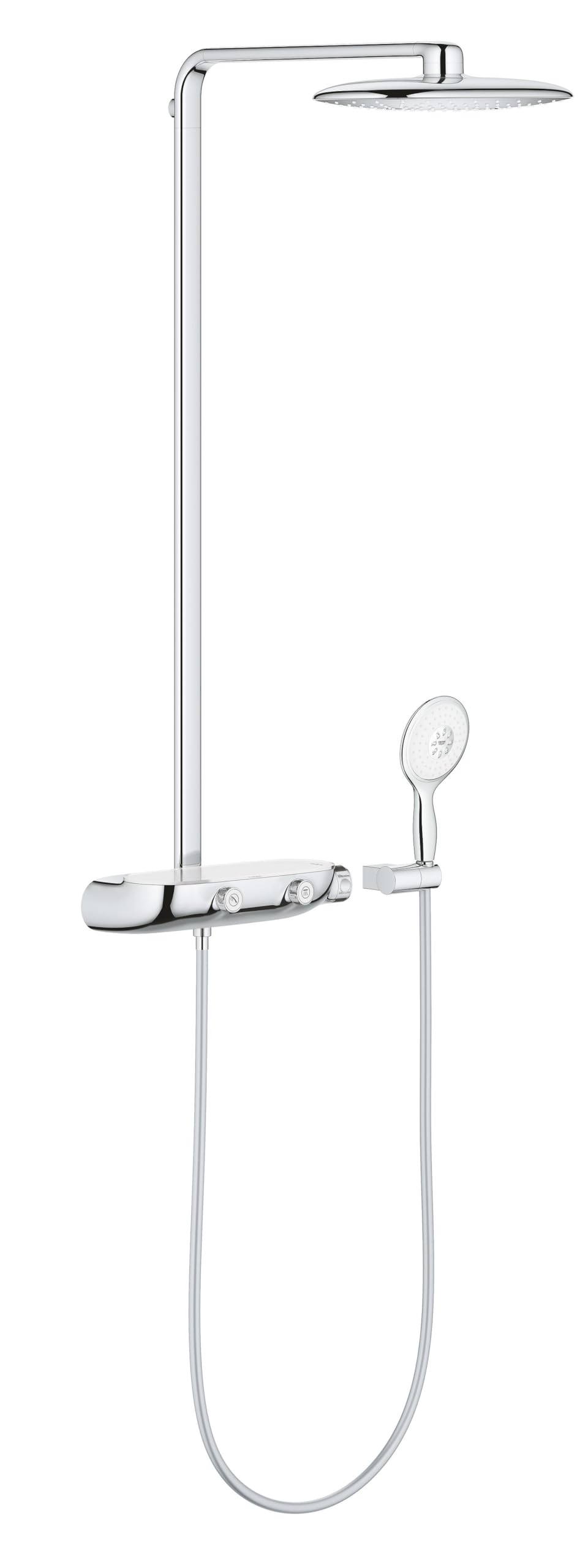 GROHE Rainshower System SmartControl Mono 360 - Duschsystem mit Thermostatbatterie (Wandmontage, int