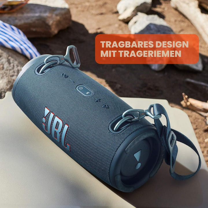 JBL Xtreme 3 - Tragbarer Bluetooth-Lautsprecher, kraftvoller Sound und tiefer Bass, IP67 wasserdicht