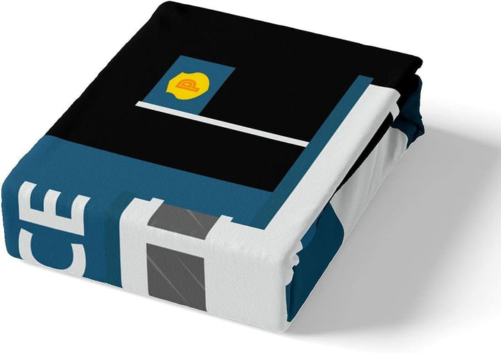 Homewish Polizeiwagen Bettwäsche Set 220×240, Kinder Karikatur Auto Bettbezug, Emergency Responder F