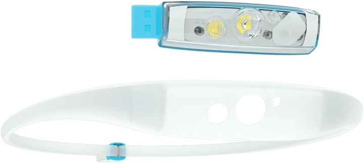 Knog Unisex – Erwachsene Quokka Run 150 Stirnlampe, Transparent,Blau, Einheitsgrösse, Transparent,bl