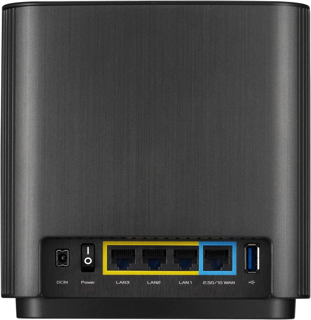 Asus ZenWiFi AX (XT8) Router (Ai Mesh WLAN System, WiFi 6 AX6600, Tri-Band, 3x Gigabit LAN, 2.5G WAN