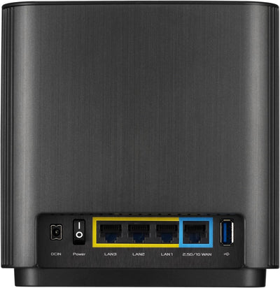 Asus ZenWiFi AX (XT8) Router (Ai Mesh WLAN System, WiFi 6 AX6600, Tri-Band, 3x Gigabit LAN, 2.5G WAN