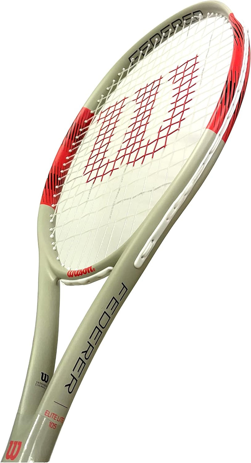 Wilson Federer Elite Lite 105 Tennisschläger für Erwachsene, erhältlich in den Griffgrössen 1 bis 4