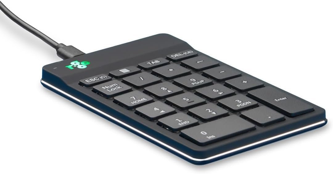 R-Go Tools R-Go Numpad Break, Numerische Zusatztastatur mit USB-Anschluss, Kabelgebunden, Schwarz,